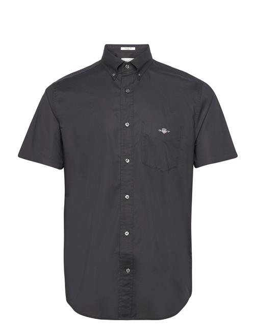 GANT Reg Classic Poplin Ss Shirt GANT Black