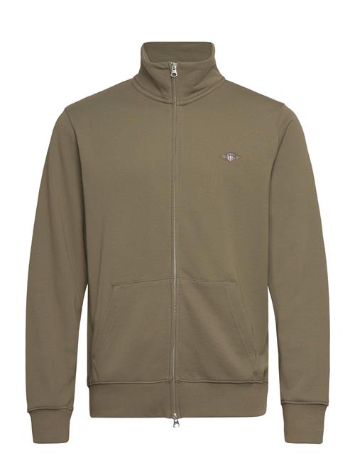 Reg Shield Full Zip Sweat GANT Green