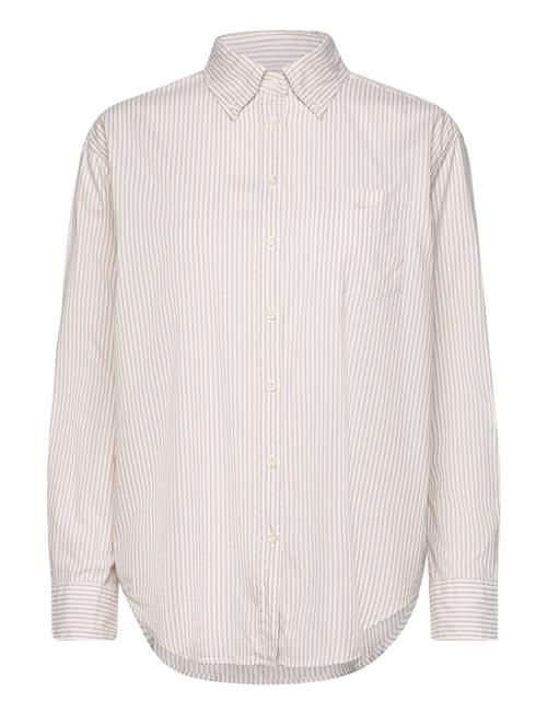 GANT Rel Luxury Oxford Stripe Bd Shirt GANT Beige