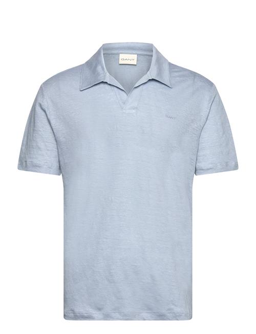 GANT Linen Ss Polo GANT Blue