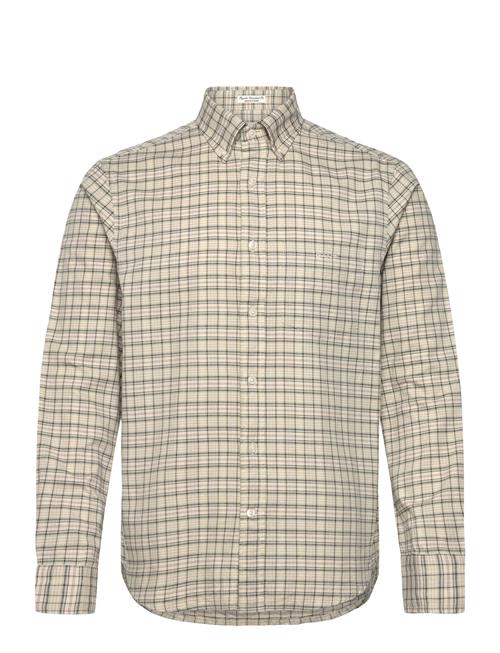 GANT Reg Archive Oxford Check Shirt GANT Beige