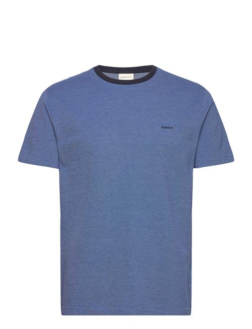 4-Col Oxford Regular Ss T-Shirt GANT Blue