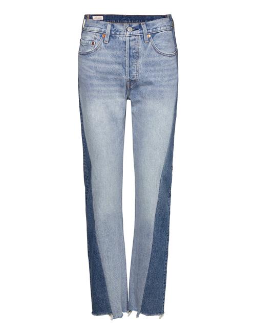 Se LEVI´S Women 501 Jeans Spliced Ab855 Medium LEVI´S Women Blue ved Booztlet