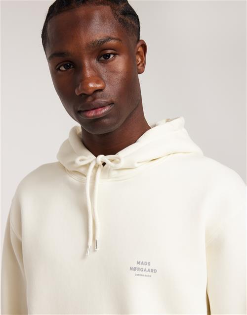 Mads Nørgaard Standard Hoodie Logo Sweat Hoodies Beige