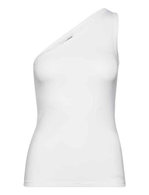 Calvin Klein Cotton Modal Shoulder Tank Calvin Klein White