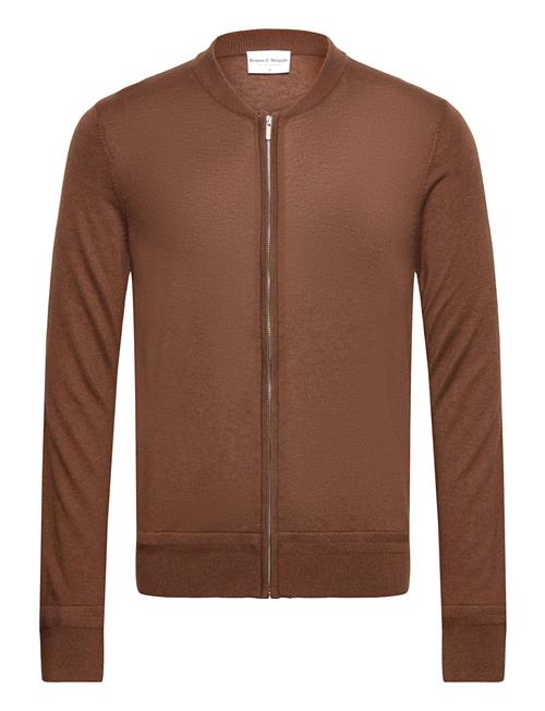 Se Bruun & Stengade Bs Elias Regular Fit Knitwear Bruun & Stengade Brown ved Booztlet