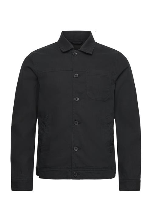 Lindbergh Cropped Length Overshirt Lindbergh Black