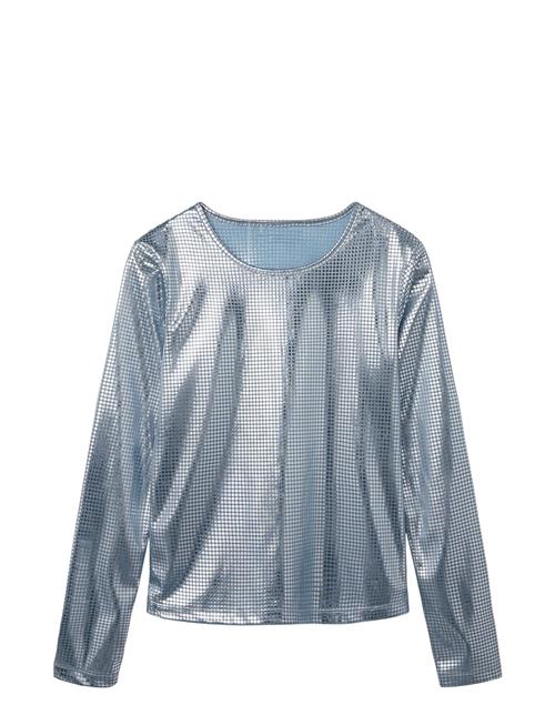 LMTD Nlfnirror Ls Crop Top LMTD Silver