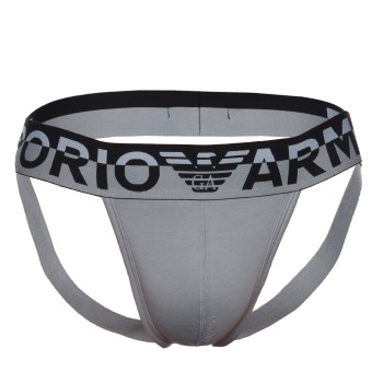 Emporio Armani Armani Cotton Jockstrap Grå bomuld Large Herre