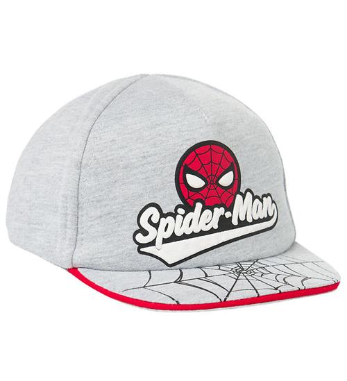 Se Name It Name It Kasket - NmmMarks Spiderman - Light Grey Melange ved KidsWorld