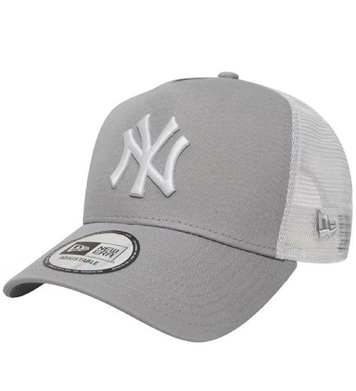 Se New Era New Era Kasket - Clean Trucker - New York Yankees - GrÃ¥/Hvid ved KidsWorld