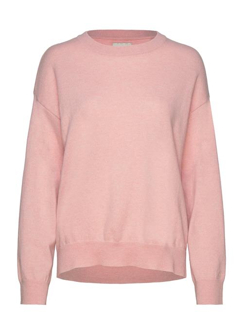 Se GANT Superfine Lambswool C-Neck GANT Pink ved Booztlet