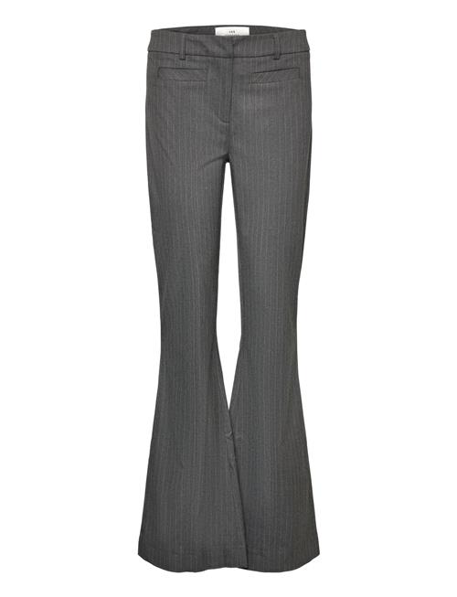 Se Les Coyotes De Paris Mid Waist Flare Trousers Les Coyotes De Paris Grey ved Booztlet