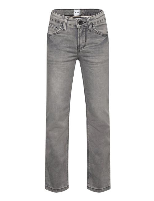 Se BOSS Denim Trousers BOSS Grey ved Booztlet