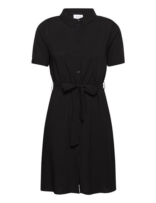 Vila Vipaya S/S Shirt Dress/Su - Noos Vila Black