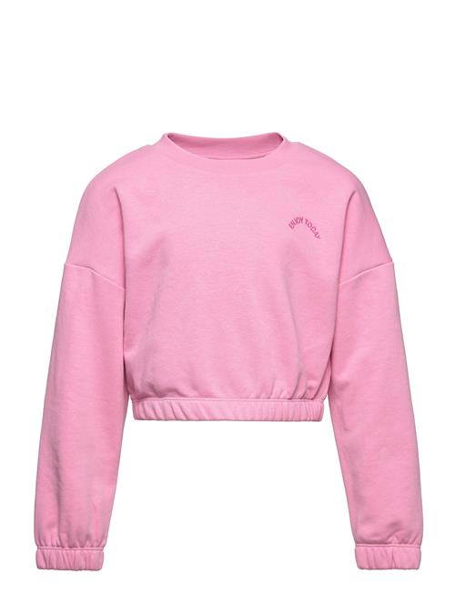 Se Lindex Sweatshirt Gwen Crewneck Lindex Pink ved Booztlet