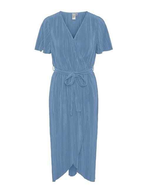 YAS Yasolinda Ss Midi Wrap Dress S. Noos YAS Blue