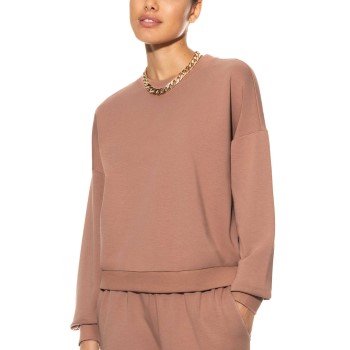 Se Mey Rose Sweatshirt Lysbrun  X-Small Dame ved Timarco