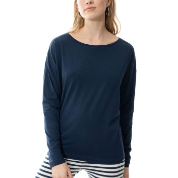 Se Mey Tessie Long-sleeve T-shirt Marineblå Large Dame ved Timarco