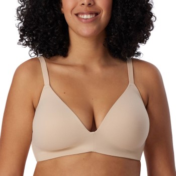 Schiesser Bh Invisible Soft Bra With Underwired Bra Beige A 80 Dame