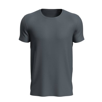 Se Stedman Active Sports-T For Men Mørkgrå  polyester Small Herre ved Timarco