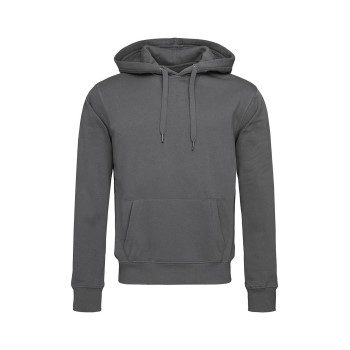 Stedman Men Active Sweat Hoodie Mørkgrå  Small Herre