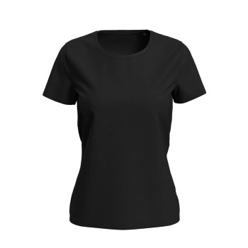 Se Stedman Women Lux T Sort bomuld XX-Large Dame ved Timarco