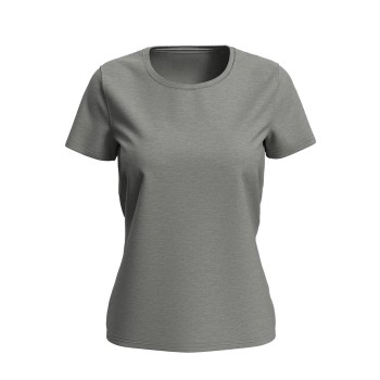 Stedman Women Lux T Gråmelerad bomuld X-Large Dame