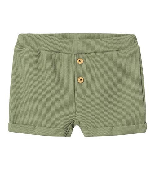 Name It Name It Shorts - Rib - NbmJular - Oil Green