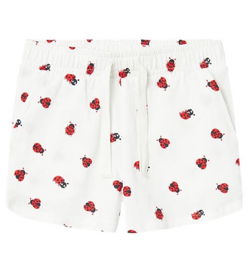 Se Name It Name It Shorts - NmfVigga - Bright White/Ladybugs ved KidsWorld