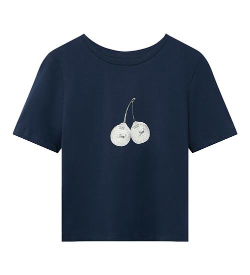 Se LMTD LMTD T-shirt - NlfFerry - Navy Blazer m. KirsebÃ¦r ved KidsWorld