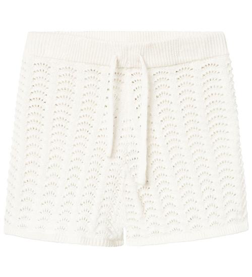 Lil Atelier Lil' Atelier Shorts - Strik - NbfJohanna - Coconut Milk m. HulmÃ¸