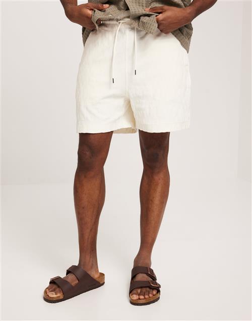 Gant Terry Jacquard Shorts Joggingshorts Cream