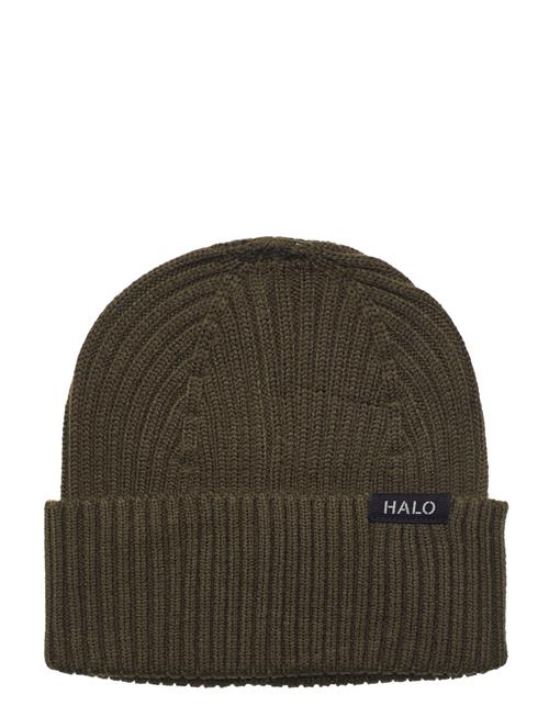 Se HALO Halo Wool Beanie HALO Khaki ved Booztlet