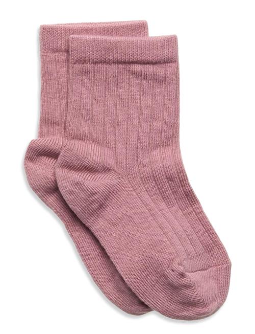 mp Denmark Cotton Rib Socks Mp Denmark Pink