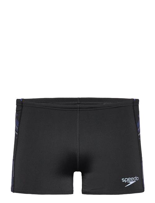 Speedo Mens Tech Panel Aquashort Speedo Black