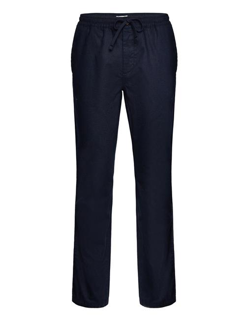 Se Tom Tailor Regular Cotton Linen Pants Tom Tailor Navy ved Booztlet