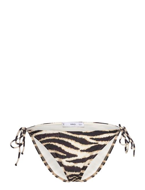 Mango Animal Print Bikini Bottom Mango Black