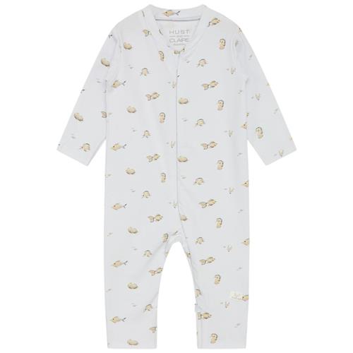 Se Hust&Claire Mich Mønstret Heldragt Water 62 cm  Blå  62 cm  Unisex ved Babyshop