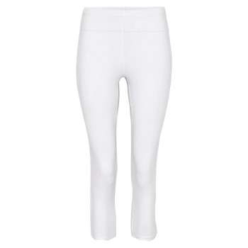 Decoy Capri Leggings Hvid økologisk bomuld Medium Dame