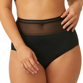 NATURANA Trusser Monday High Waist Brief Sort 40 Dame