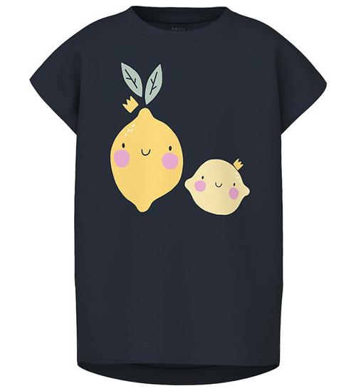 Se Name It Name It T-shirt - NmfVigea - Dark Sapphire/Lemons ved KidsWorld