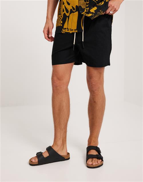 OAS Linen Shorts Hørshorts Black