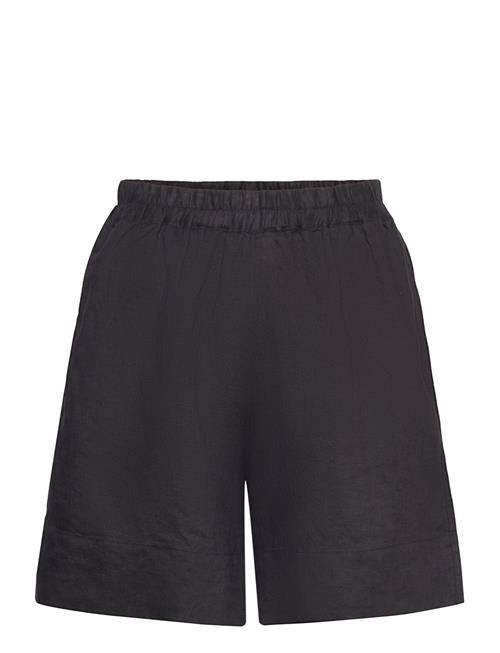 GANT Linen Pull On Shorts GANT Black