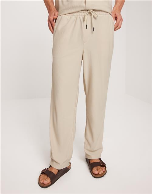 Only & Sons Onssinus Loose Plizze Pant Slacks Moonstruck