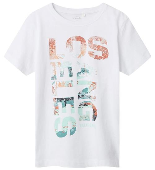 Se Name It Name It T-Shirt - NkmVictor - Bright White/Los Angeles ved KidsWorld