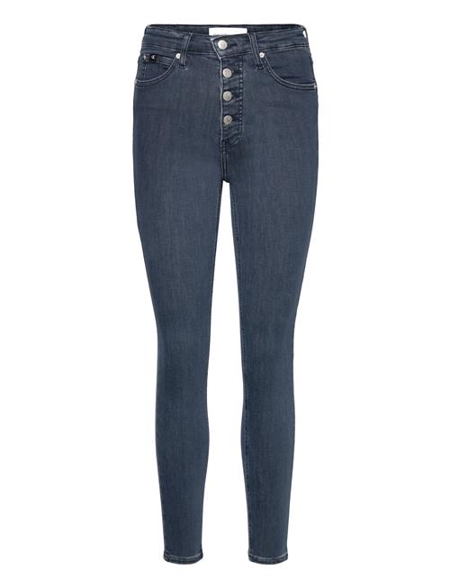 Se Calvin Klein Jeans High Rise Super Skinny Ankle Calvin Klein Jeans Blue ved Booztlet