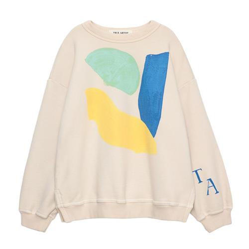 True Artist Papier Collé Sweatshirt Cremefarvet |  | 4-5 years