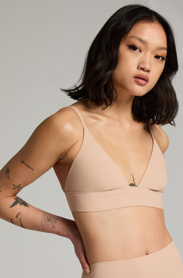 Hunkemöller Smooth Triangle Bralette Beige