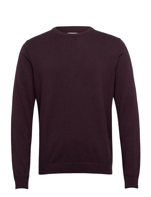 Jack & Jones Jjebasic Knit Crew Neck Noos Jack & J S Burgundy